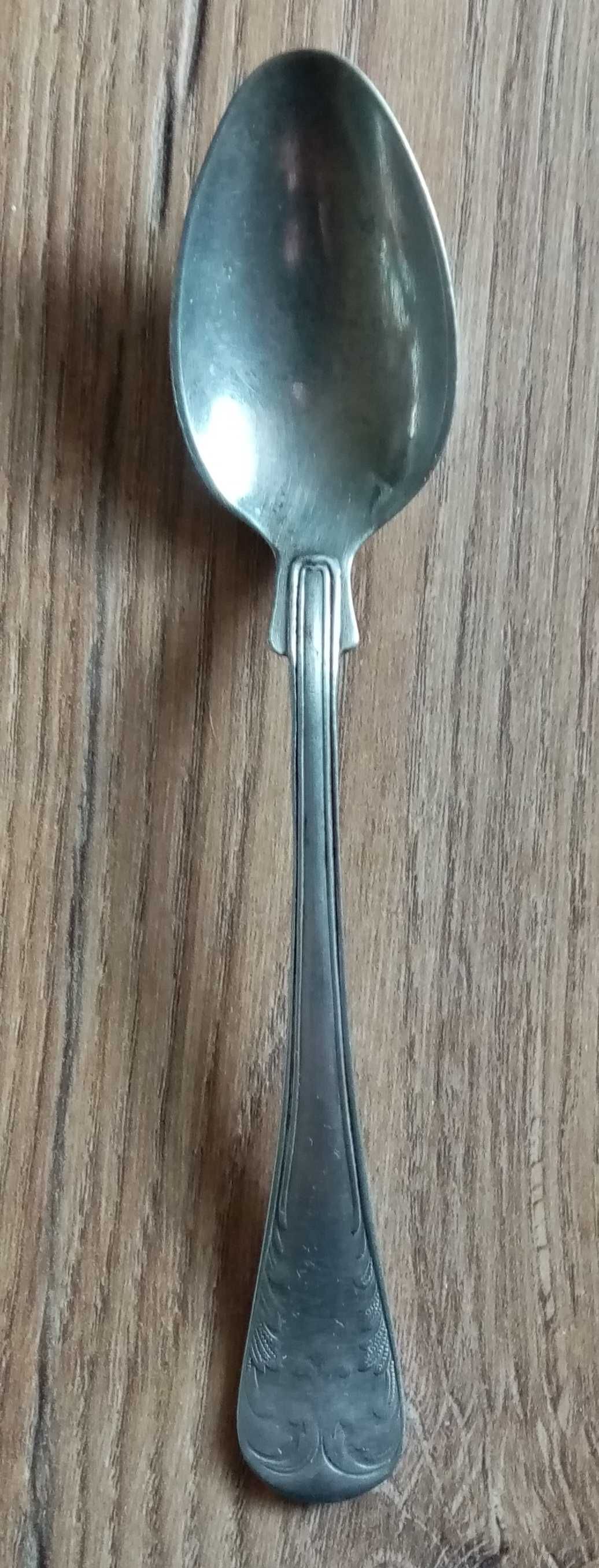 srebrna / posrebrzana łyżeczka, 13 cm