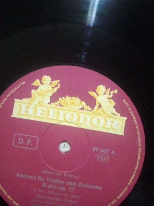 Брамс концерт для скрипки с оркестром David Oistrach