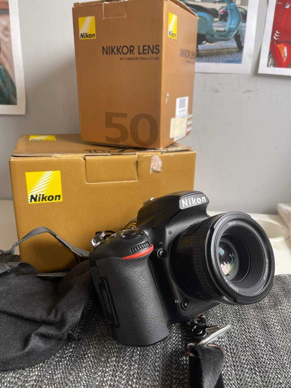 Nikon d750 + + obiektyw 50mm f/1.8G