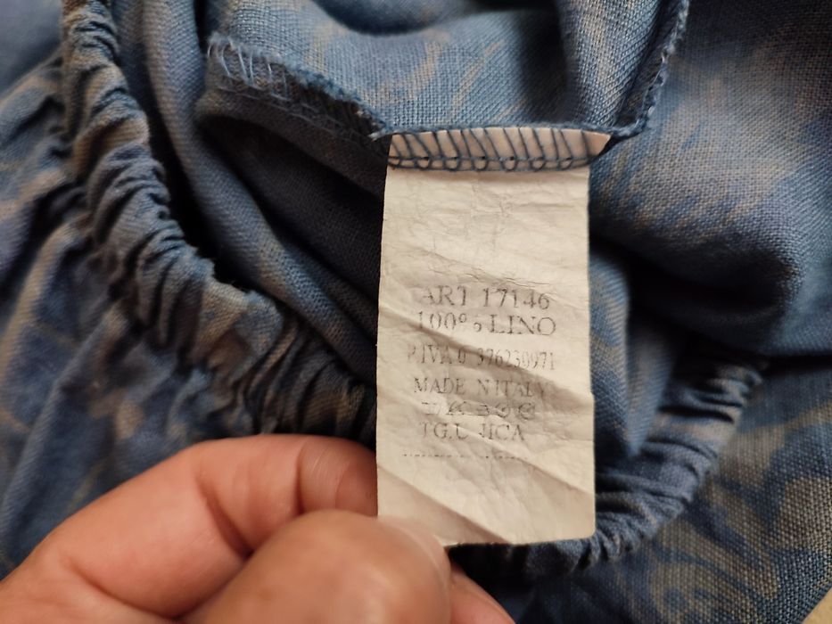 Італія льон великий розмір батал лляна сукня сарафан плаття