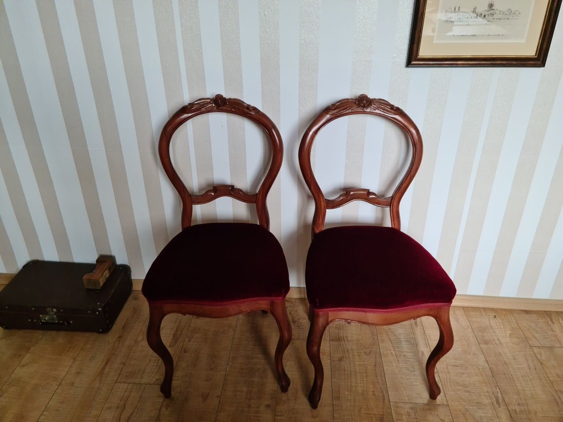 Nowa cena Sprzedam dwa piekne stylowe krzesła