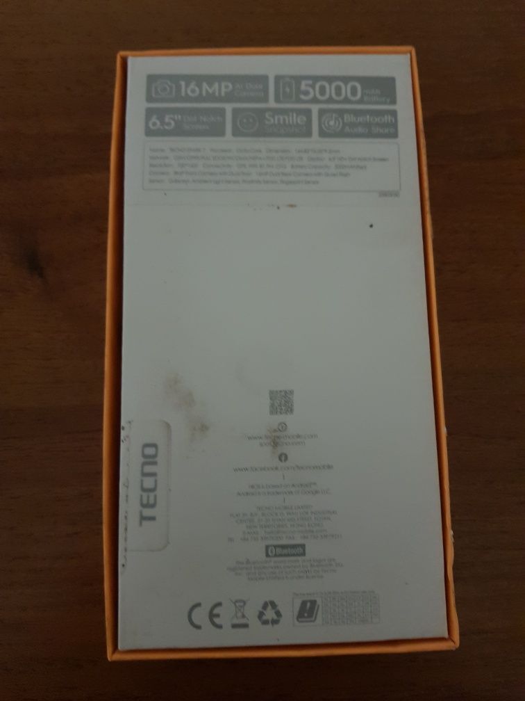 Продам Texno spark 7 4/128