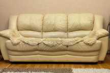 Продам финский кожаный диван фирмы "RELAX"