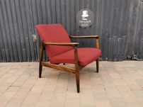 Fotel typ GFM 64, proj. E. Homa, PRL design, Retro- SUPER STAN!