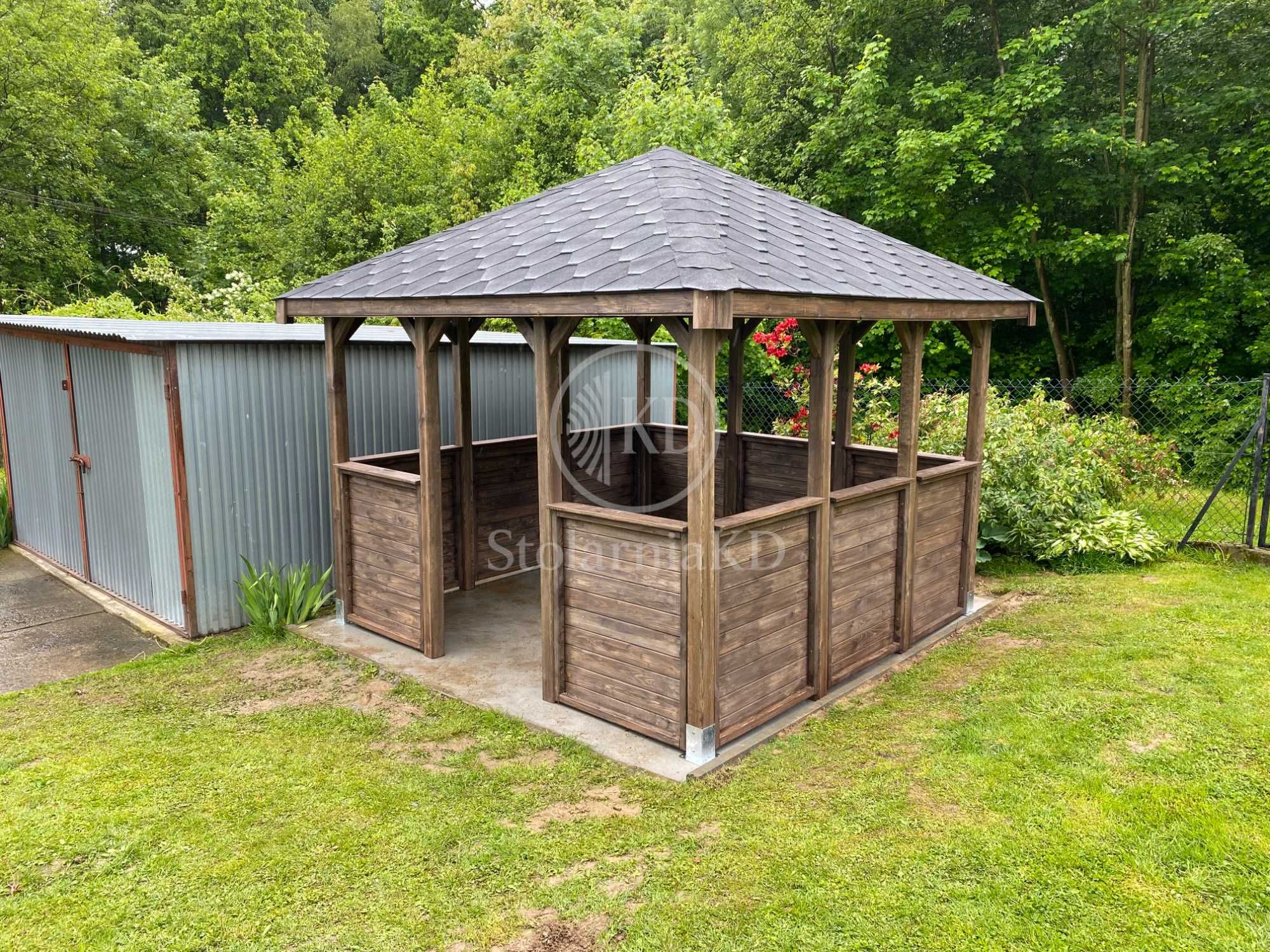 Altana ogrodowa altanka drewniana wiata pergola 3x3 3x4 4x4