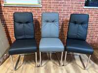 3 krzesła z eco skóry - Signal