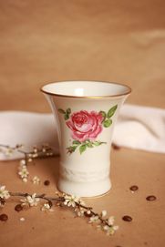 Wazon Bavaria Alboth & Kaiser Alka porcelana róża