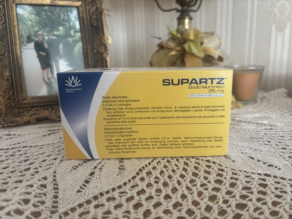 Supartz zastrzyk kolagenowy nowy 3 sztuki kwas hialuronowy
