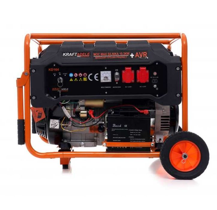 Agregat prądotwórczy jednofazowy 5,5KW  5500W AVR 12/230V KD164 Nowy