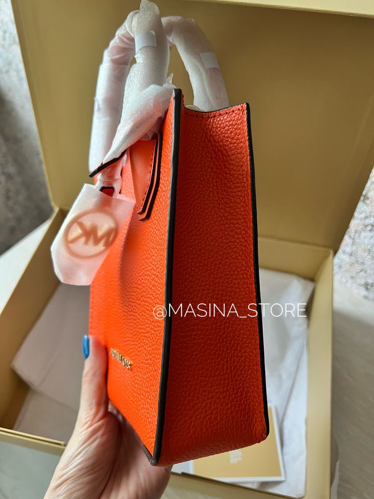 Сумка Michael Kors Mercer Extra Small помаранчева Майкл Корс