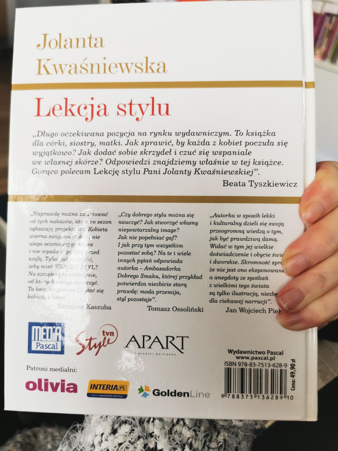 Jolanta Kwaśniewska Lekcja stylu