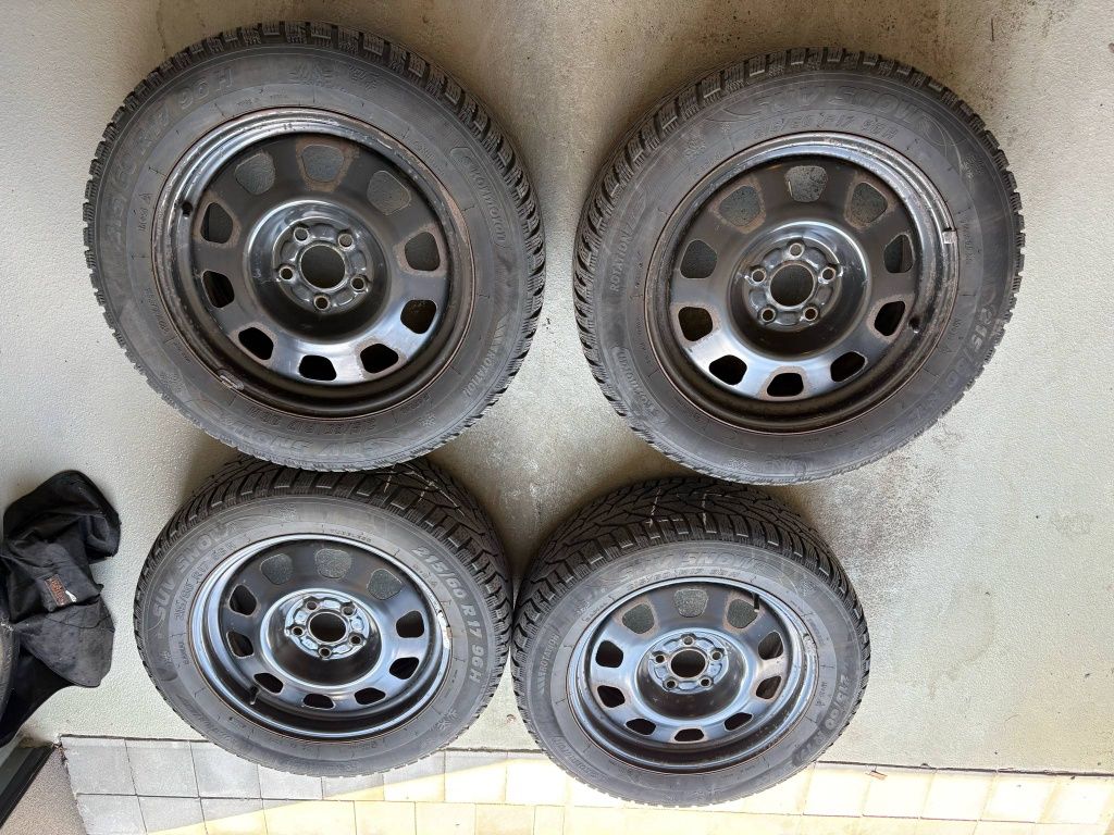 Felgi z oponami zimowymi dodge caliber pilnie