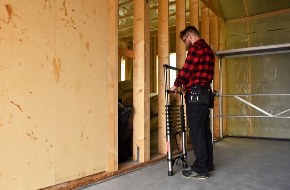 Драбина телескопічна BAULICH 11 сходинок  / Лестница 3.2м