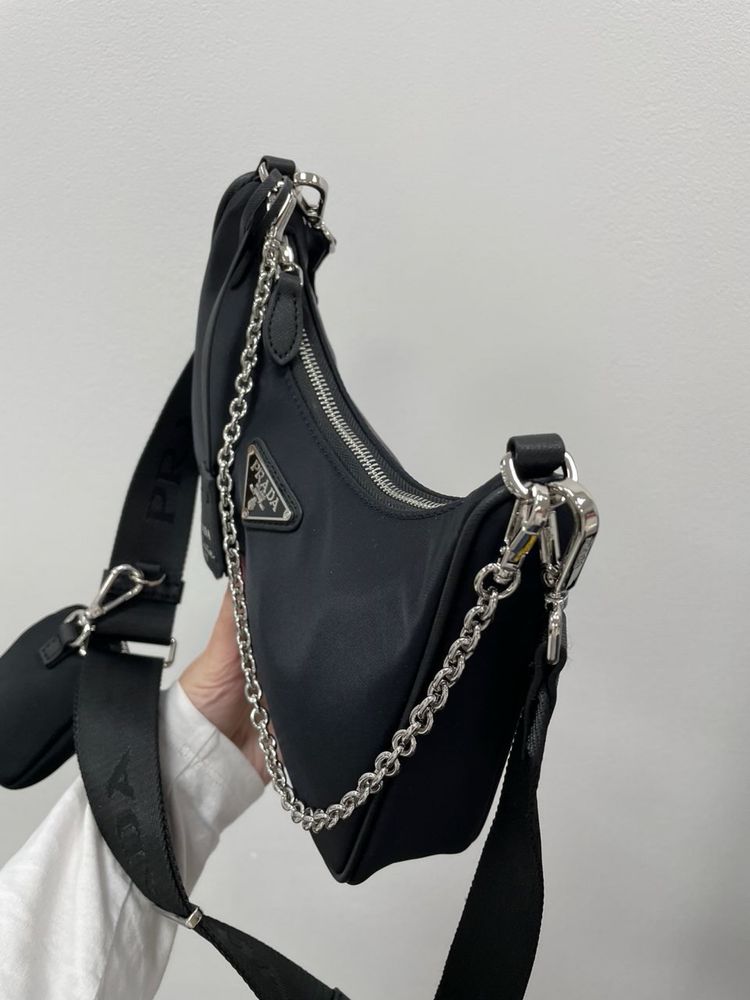 Сумочка в стиле Prada 2005 Hobo Nylon Прада Люкс