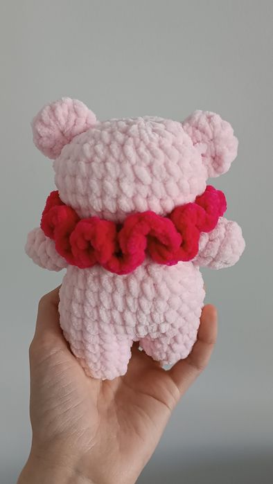 Maskotka miś na szydełku