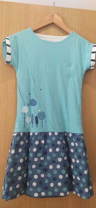 Vestido reversível - NOVO - 12 anos - (8)