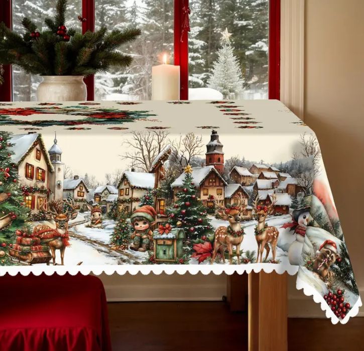 Obrus świąteczny prostokątny 150x300cm
