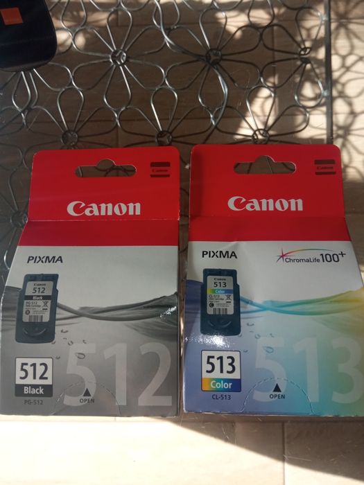 Zestaw tuszy canon 512 513 nowe