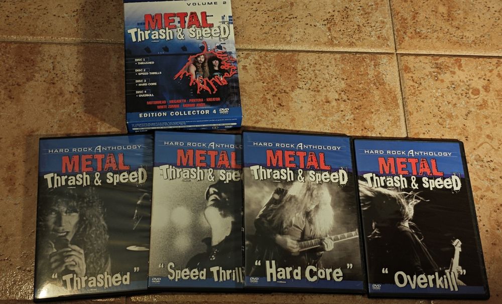 DVDs música Heavy Thrash Hard Rock