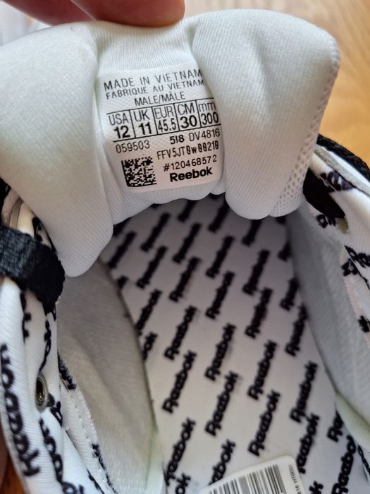 Buty trampki adidasy sneakersy Reebok 45.5 białe