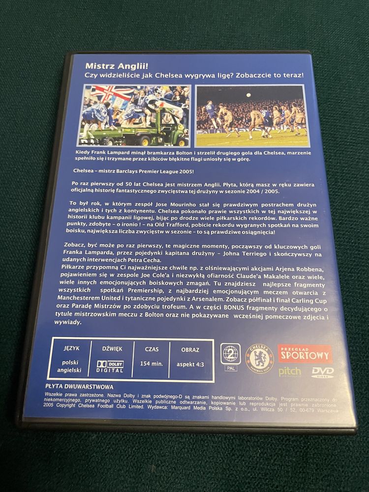 Film DVD - Chelsea Mistrz Anglii Sezon 2004/2005 unikat retro