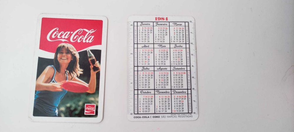 Antigos Calendário Coca-Cola