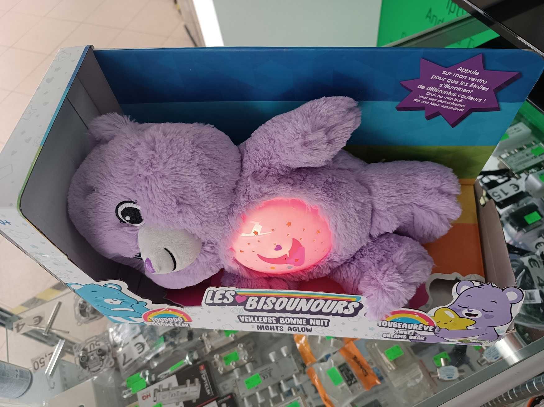 promo:Peluche Care Bears Sweet Dreams Bear  40x23cm c/caixa e som