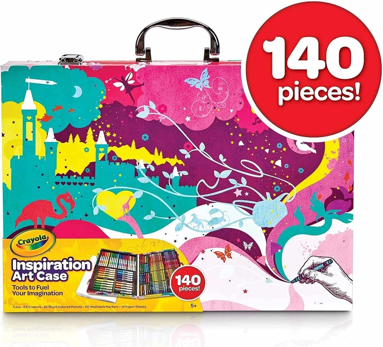 Crayola Inspiration Art Case Набір для малювання Крайола Crayola 140 п