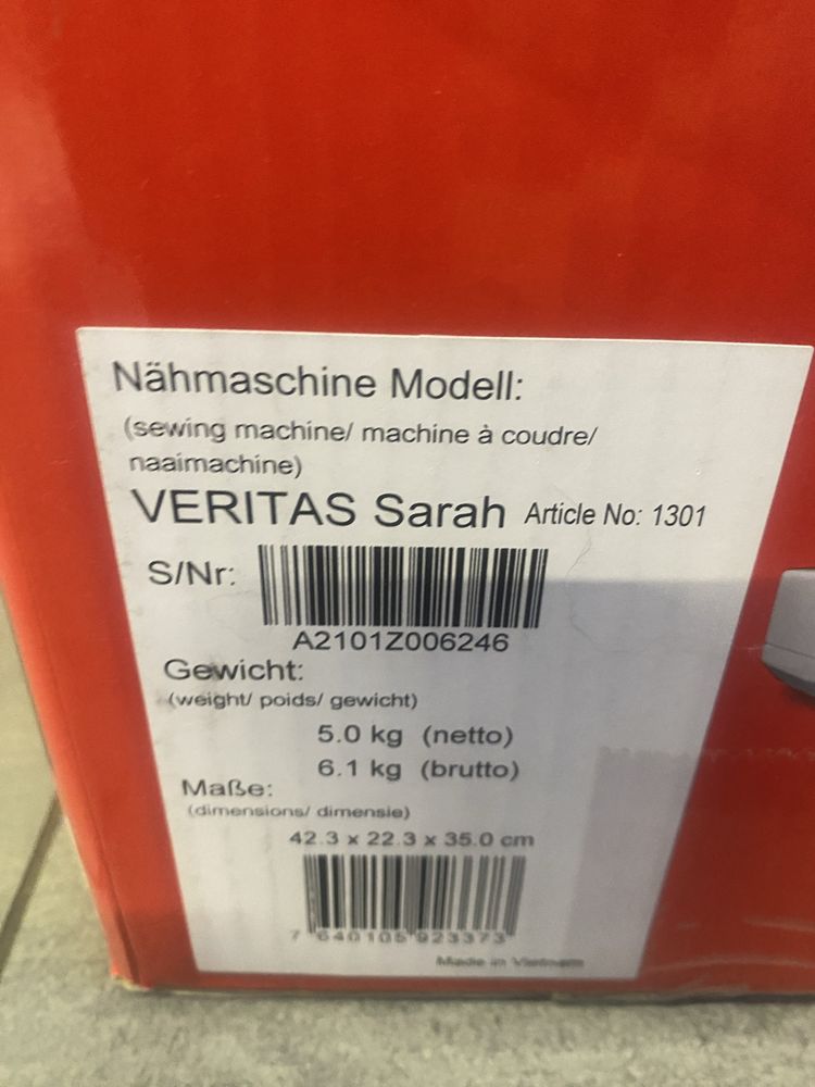 Maszyna do szycia VERITAS SARAH 13