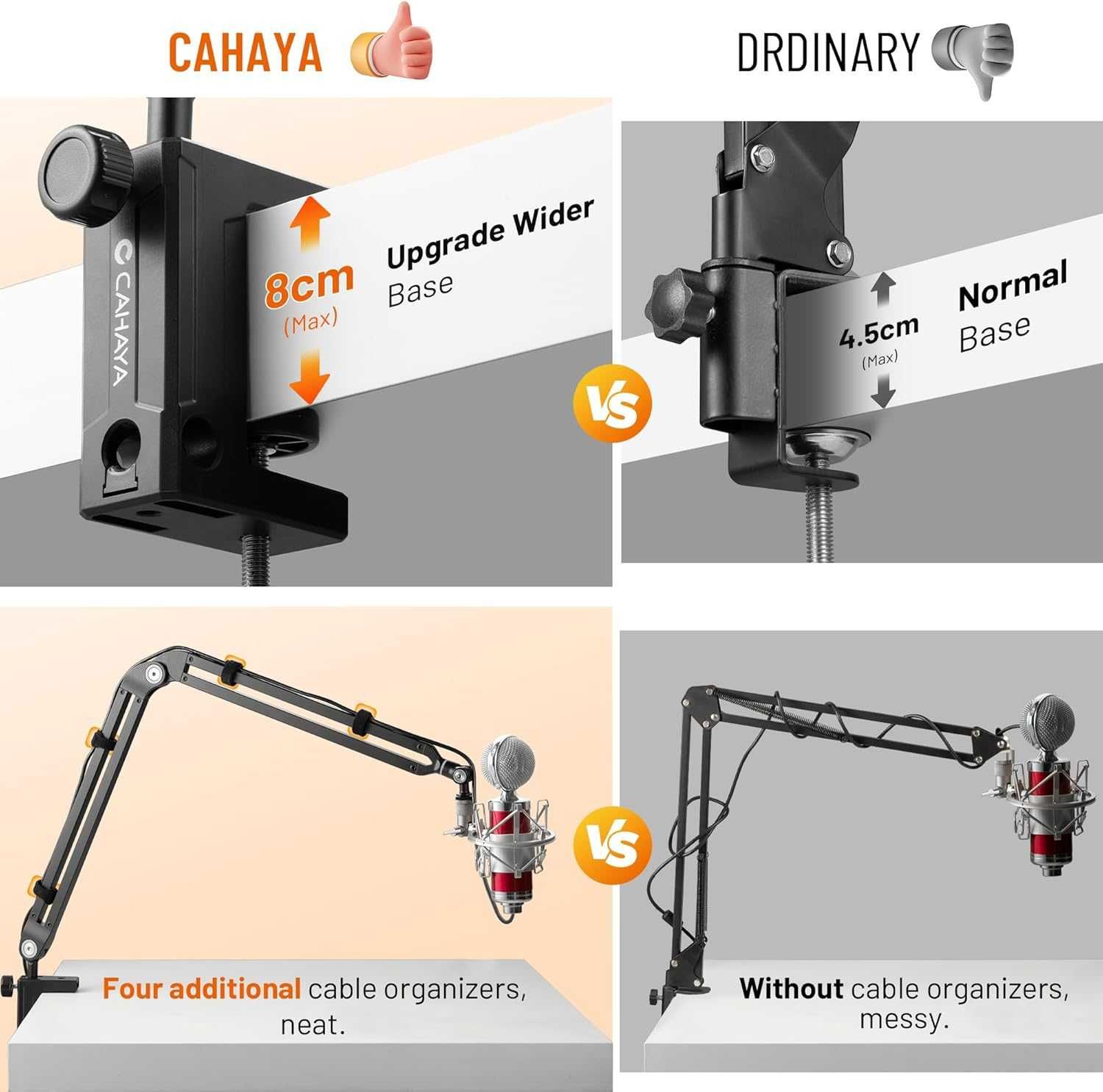 Profesjonalne ramię statyw do mikrofonu CAHAYA Boom Arm