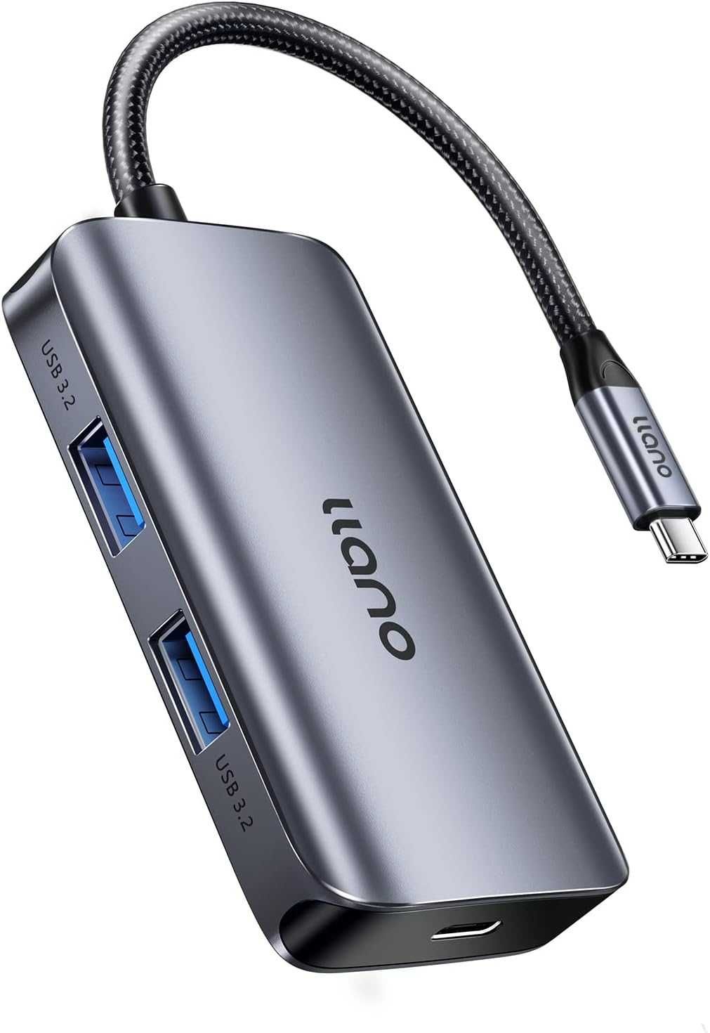 Hub Thunderbolt 4 LLANO 2 USB-A 2 USB-C ładow 100W USB3.2 Gen2 MacBook