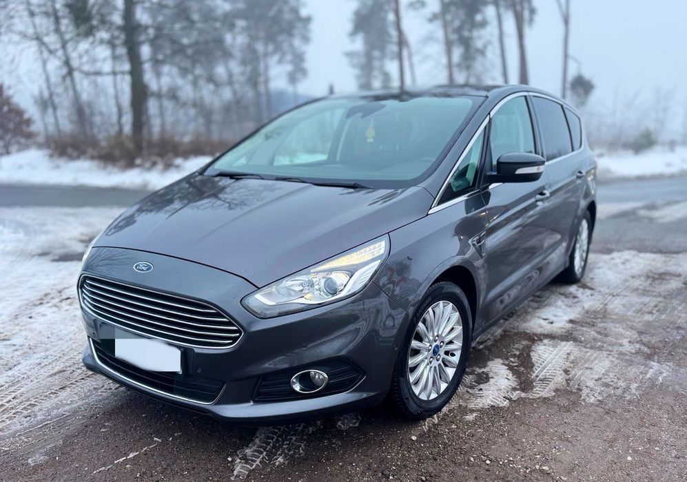 Ford S-Max 2.0 TDCI Titanium-Super wyposaż, Virtual cockpit, grzane fotele+kierow
