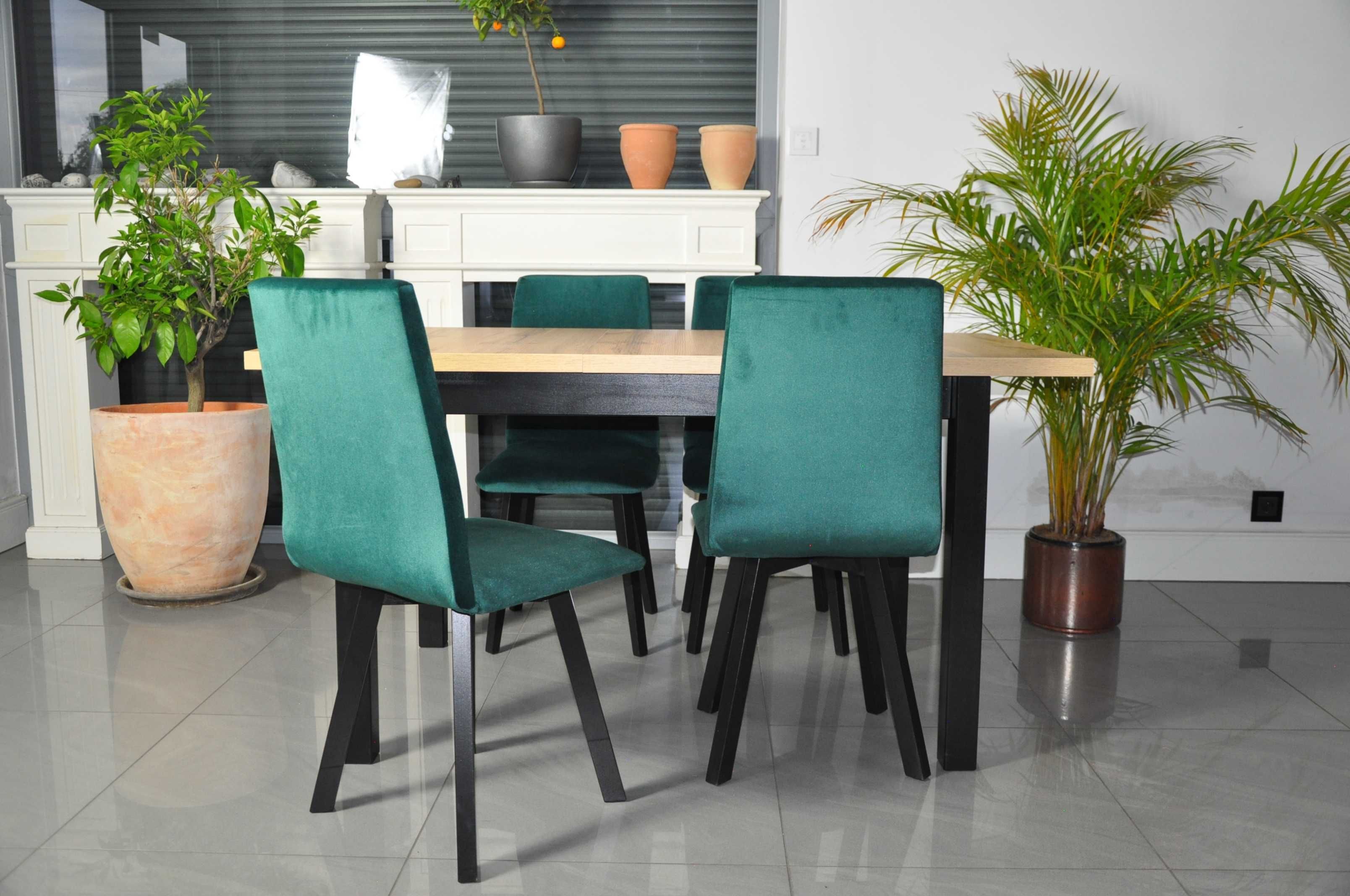 Promocja - Zestaw Elegant ,Stół Rozkładany + 4 krzesła