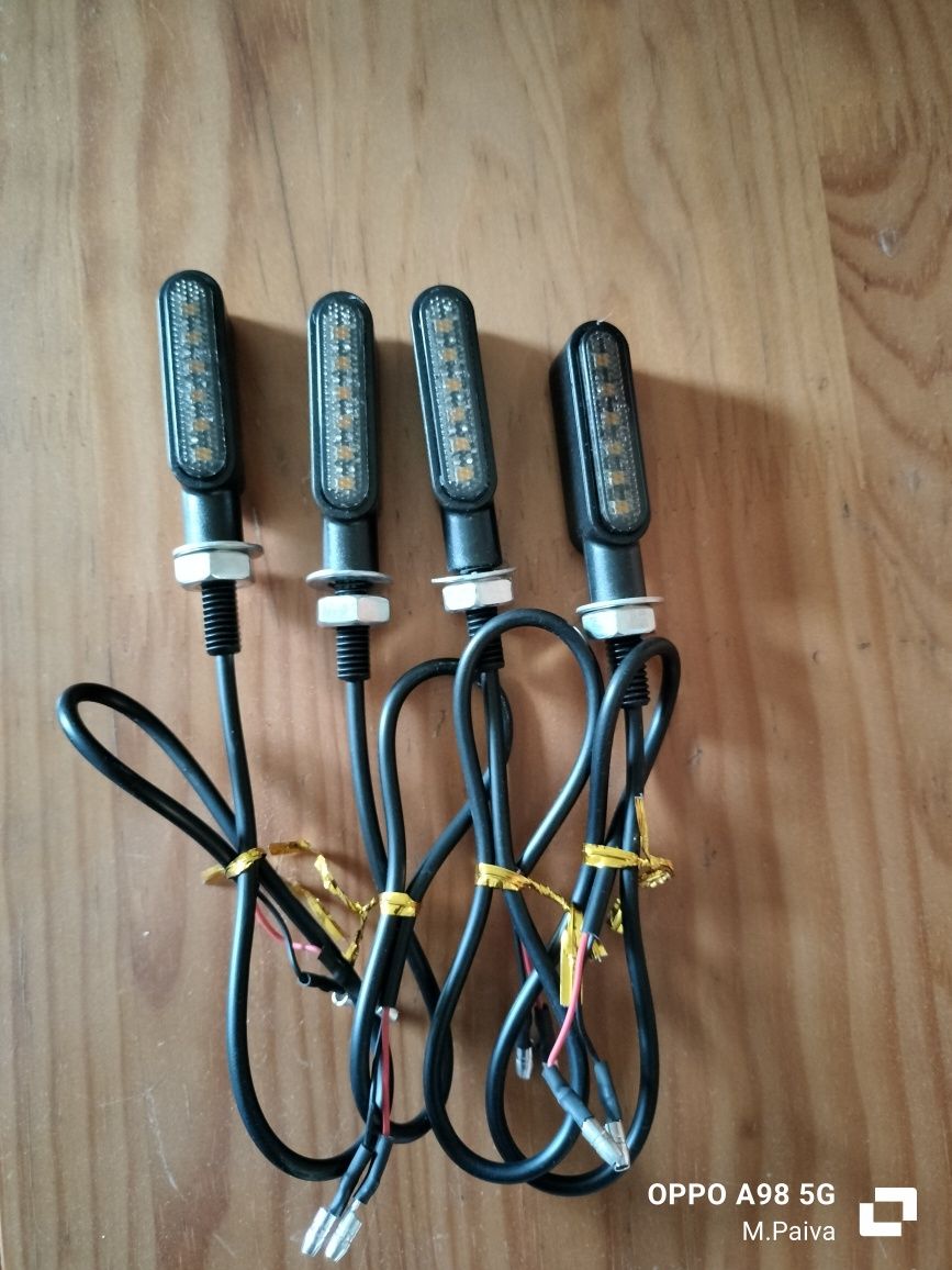 Piscas led para moto