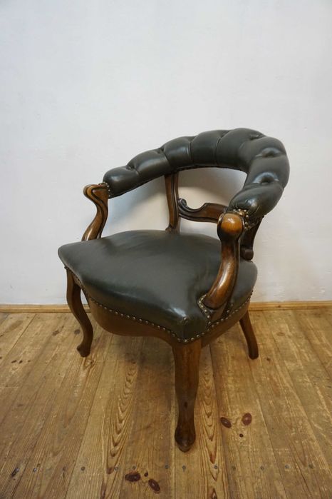 EKSKLUZYWNY fotel do biurka stary Francja