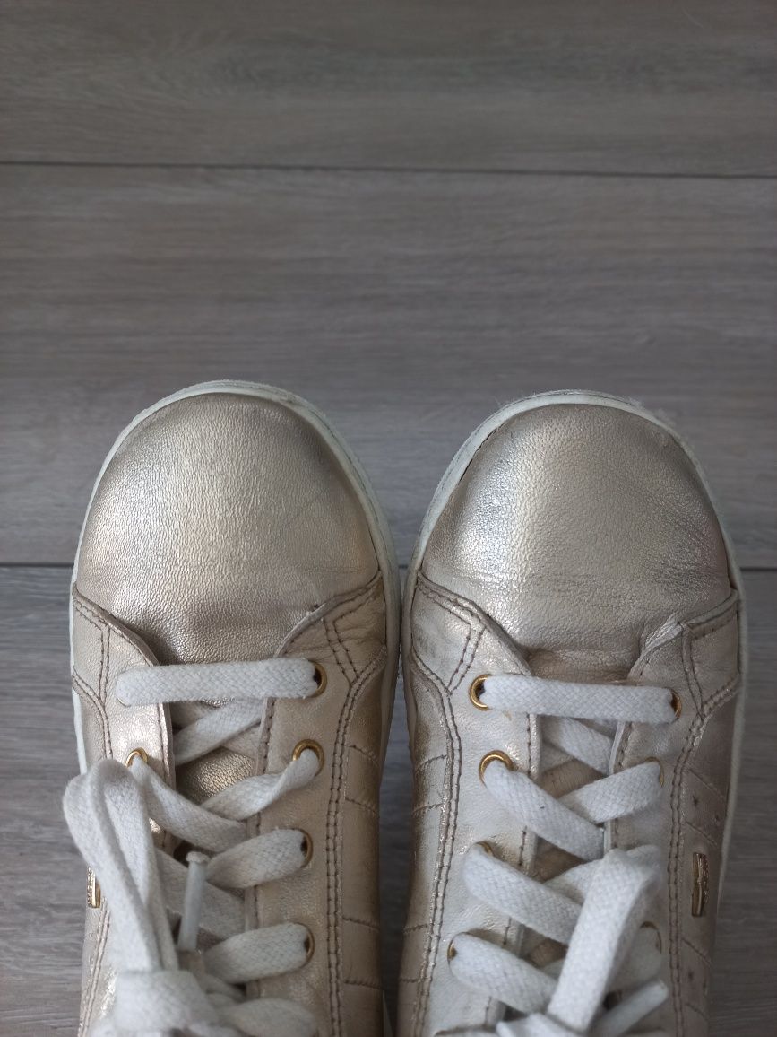 Lasocki skórzane buty sneakersy dziewczęce r.33