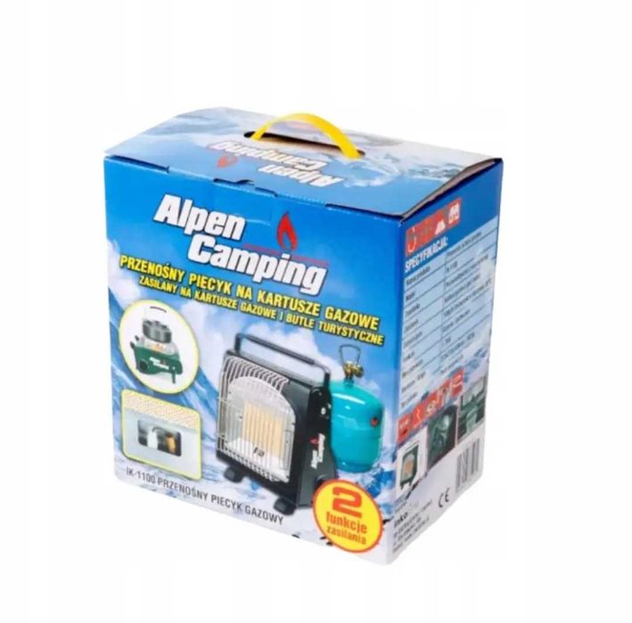 Газовий обігрівач-плитка Alpen Camping