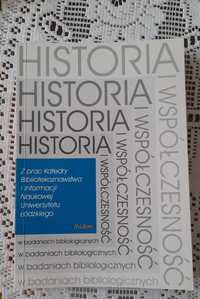 Historia i współczesność w badaniach bibliologicznych