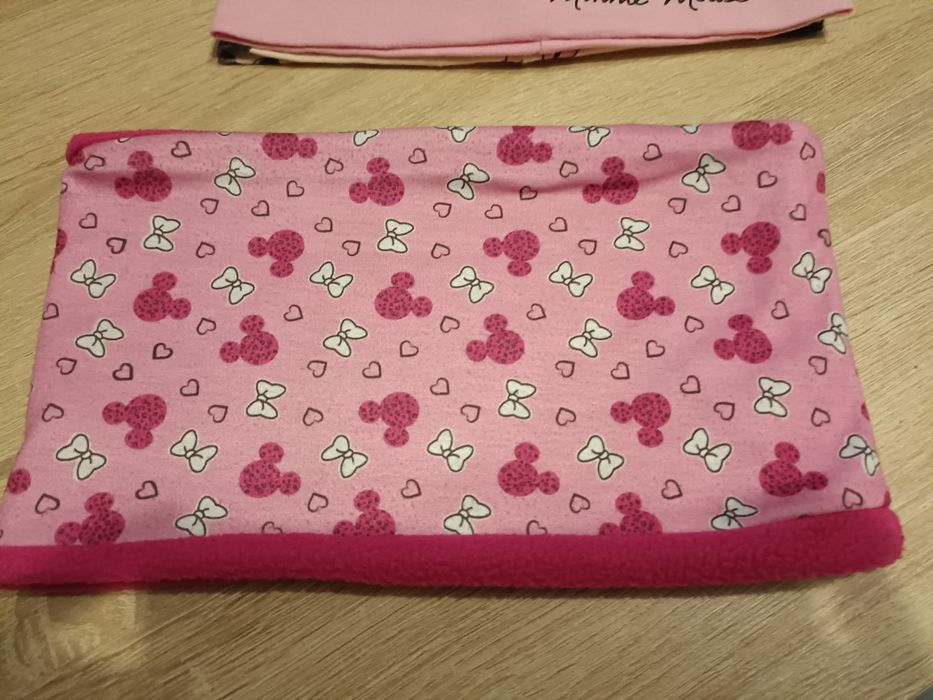 Zestaw 2 czapki plus komin Myszka Minnie roz. 52