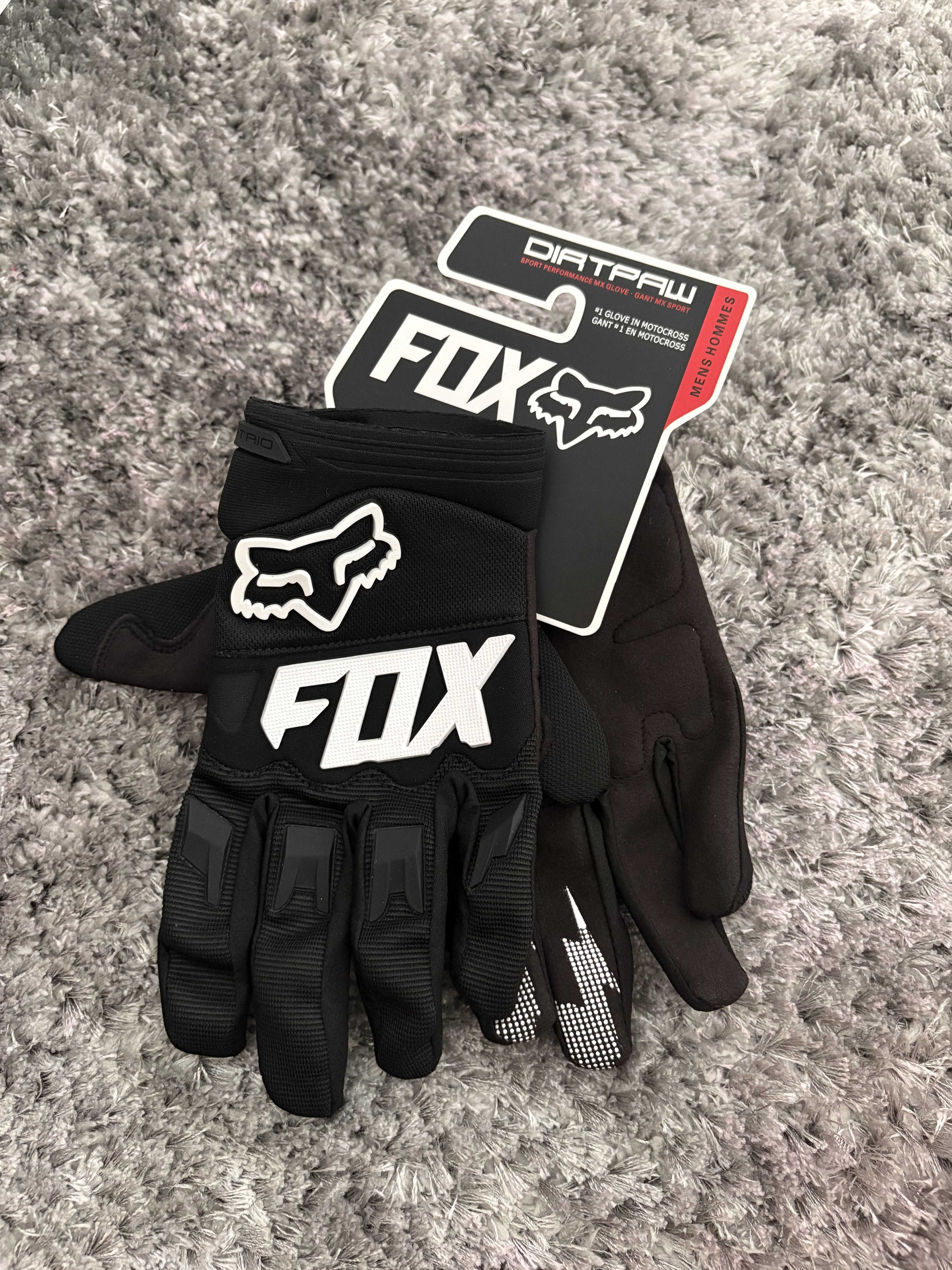 Luvas mota FOX Dirtpaw pretas (M)