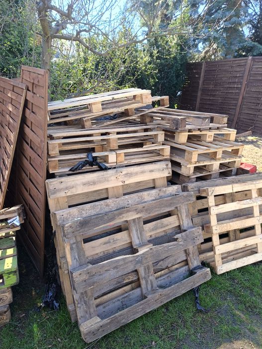 Sprzedam palety jednorazowe, pół palety, euro 80x120, 60x80