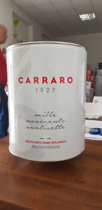 Кава в зернах Carraro 3 кг Італія Карраро аналог Іллі illy