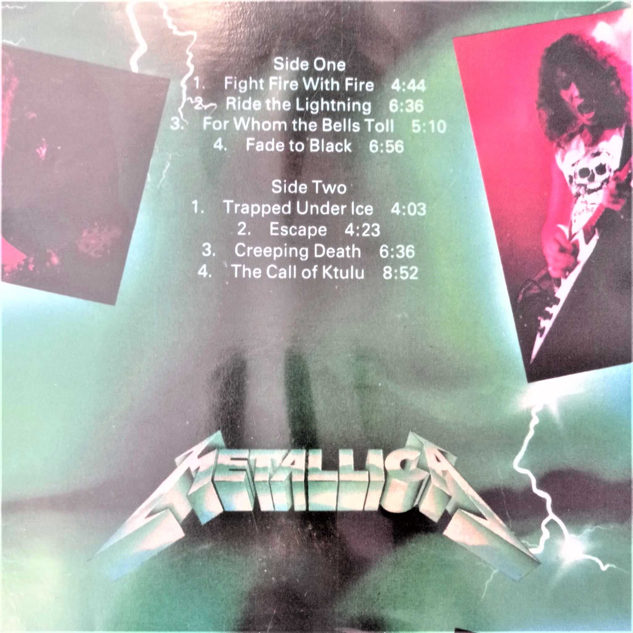 Disco Vinil - LP - Metallica Ride The Lightning