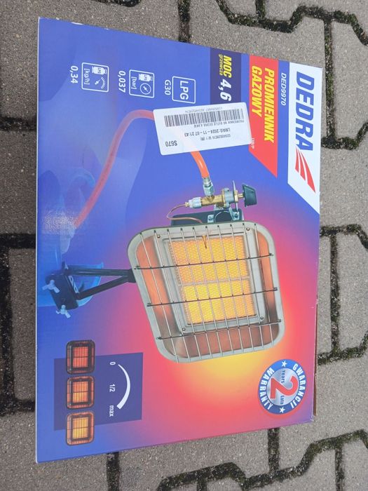Promienik gazowy DEDRA DED9970