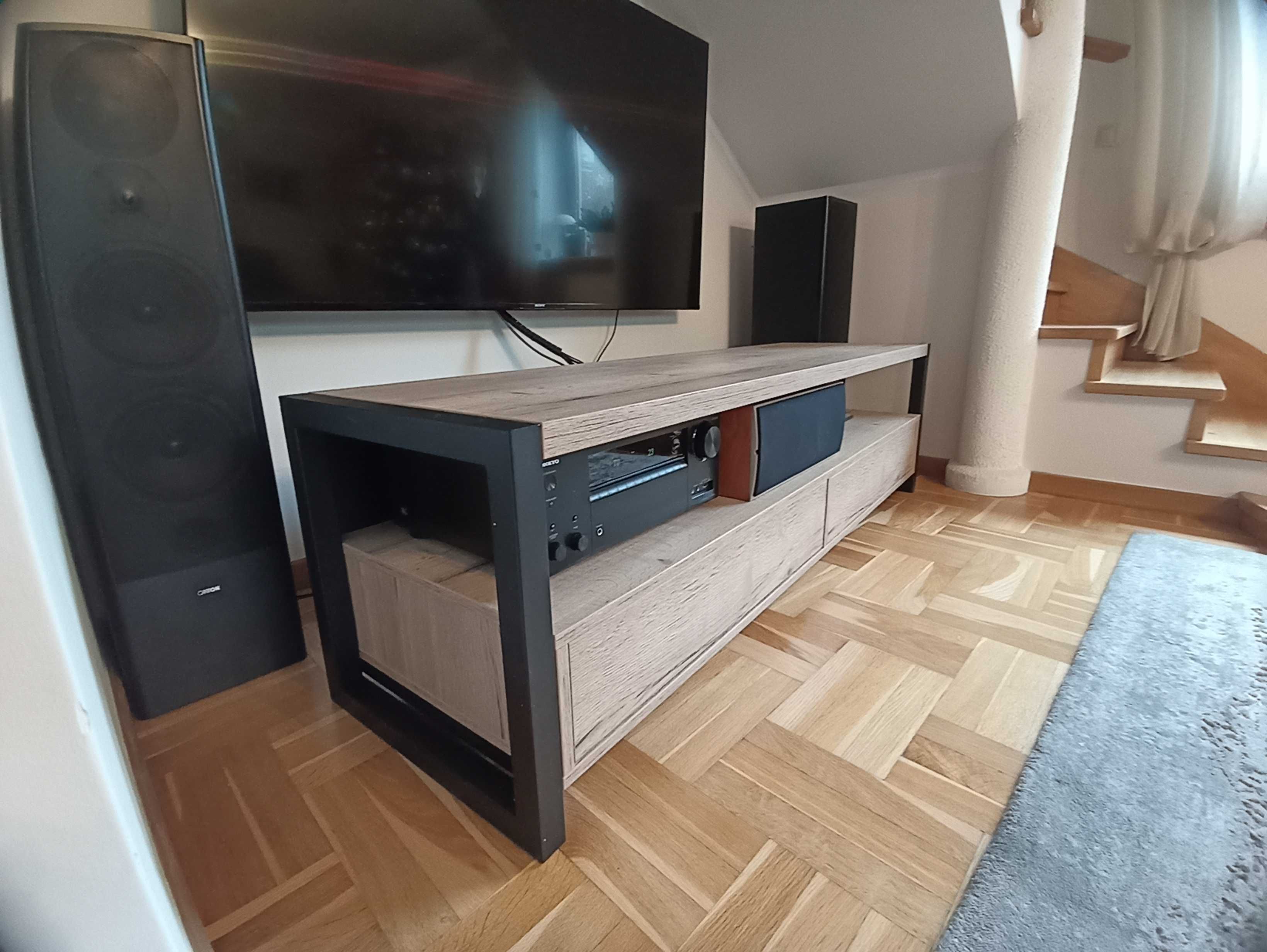 Nowa Szafka RTV loft Dąb 180 cm
