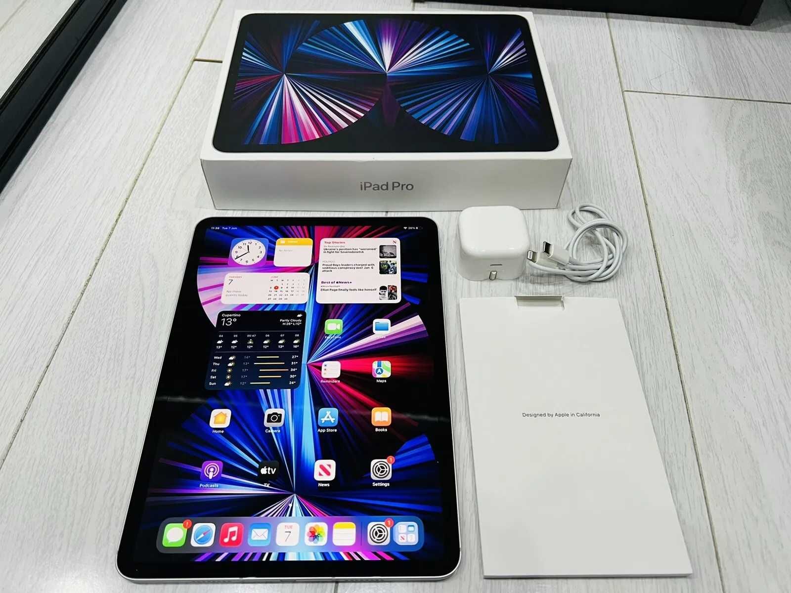iPad Pro 11 2021 3rd M1 256GB LTE Silver (MHMW3, MHW83) Гарантія