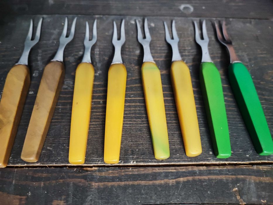 Stare widelczyki do ciasta Rostfrei