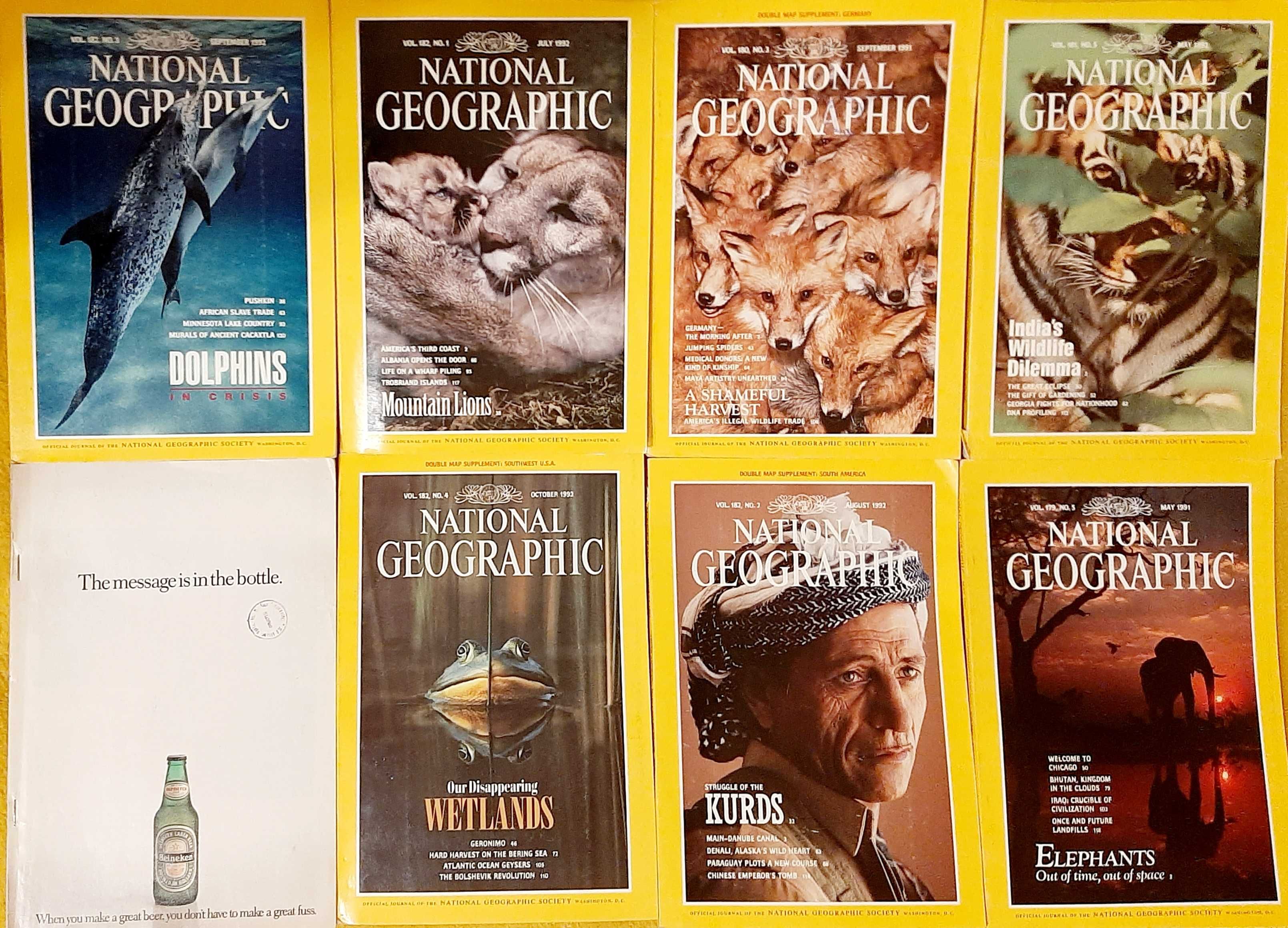 National Geographic, 8 magazynów