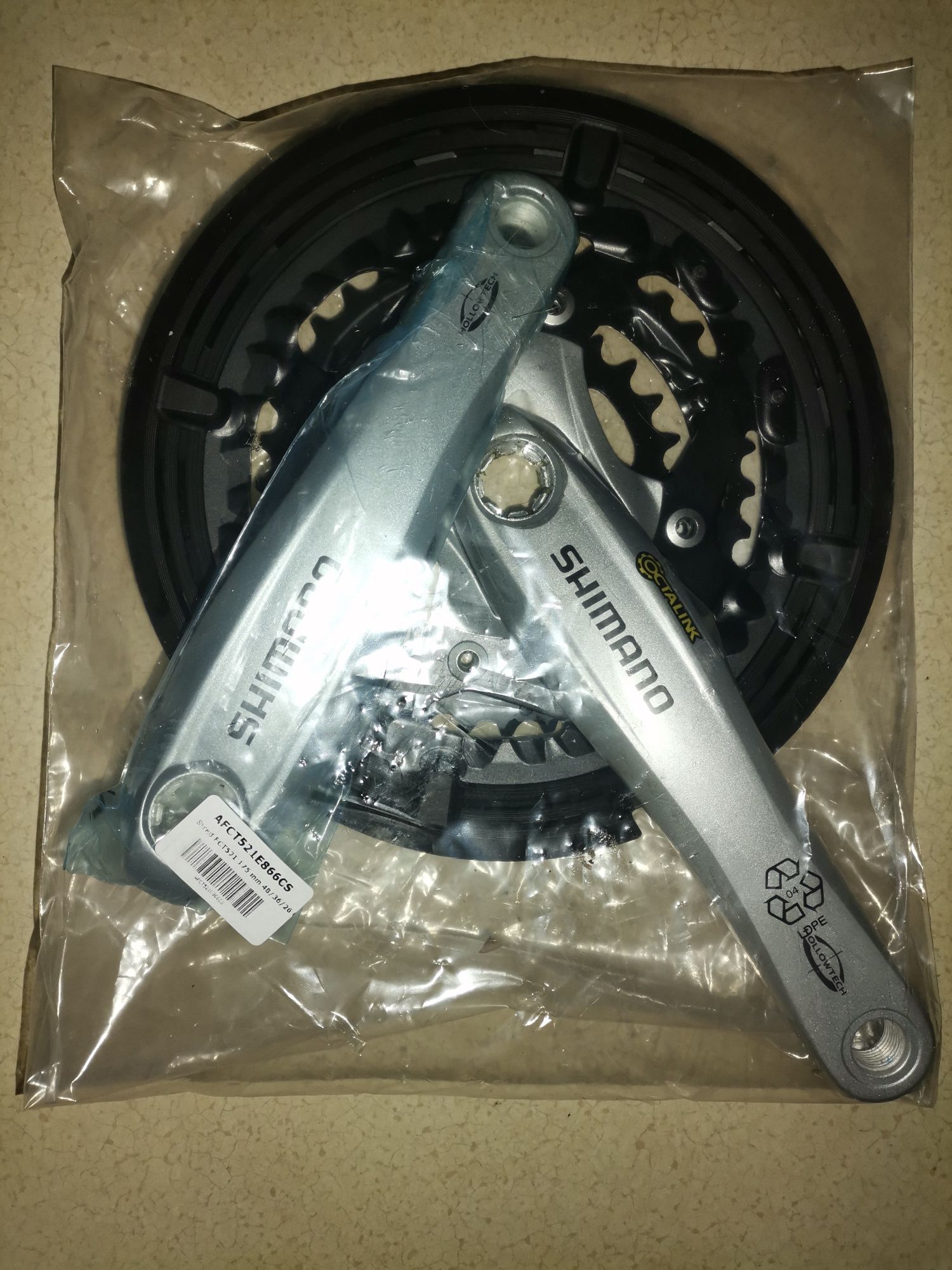 SHIMANO korba rowerowa FC-T521 Octalink 48/36/26t