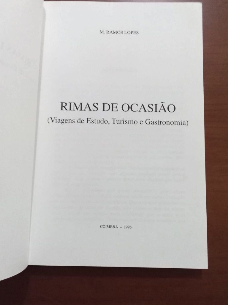 Rimas de Ocasião - M. Ramos Lopes